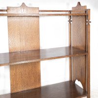 A Glasgow School Arts & Crafts Oak Buffet with Plank Sides & Central Plank Back - Thumbnail 18