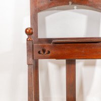 Shapland & Petter. An Arts & Crafts Mahogany Hallstand with a Copper Panel - Thumbnail 16