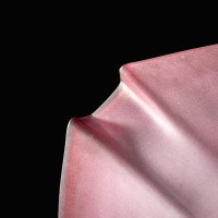 Pleated Bell-Shaped Frosted Glass Shade with a Flowing Design & Subtle Purple Hue - Thumbnail 19