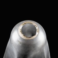 A Pair of Frosted Glass Shades with Gently Draped & Flowing Rims - Thumbnail 16