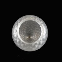 Frosted Glass Shade with Diamond Quilted Pattern & Tapered Teardrop Shape - Thumbnail 5
