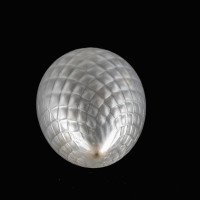 Frosted Glass Shade with Diamond Quilted Pattern & Tapered Teardrop Shape - Thumbnail 9