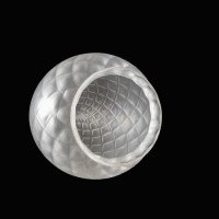 Frosted Glass Shade with Diamond Quilted Pattern & Tapered Teardrop Shape - Thumbnail 18