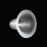 Arts & Crafts Frosted Glass Lampshade, bell Form with Gently Flared Rim - Thumbnail 4