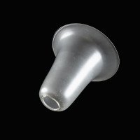 Arts & Crafts Frosted Glass Lampshade, bell Form with Gently Flared Rim - Thumbnail 6
