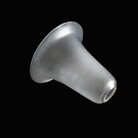 Arts & Crafts Frosted Glass Lampshade, bell Form with Gently Flared Rim - Thumbnail 7