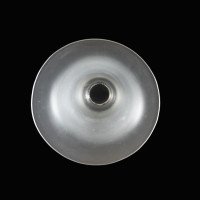 Arts & Crafts Frosted Glass Lampshade, bell Form with Gently Flared Rim - Thumbnail 8