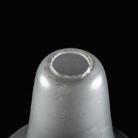 Arts & Crafts Frosted Glass Lampshade, bell Form with Gently Flared Rim - Thumbnail 9