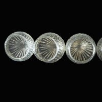 A Set of Six Pineapple Cut Glass Shades with Intricate Design - Thumbnail 10