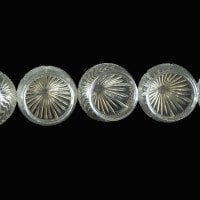 A Set of Six Pineapple Cut Glass Shades with Intricate Design - Thumbnail 11