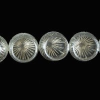 Arts & Crafts Cut Glass ‘Pineapple’ Shades, Set of Six, c.1900 - Thumbnail 11