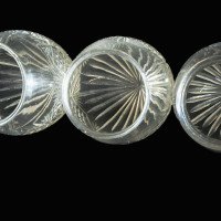 A Set of Six Pineapple Cut Glass Shades with Intricate Design - Thumbnail 13
