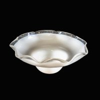 Arts & Crafts Set of Six Opalescent Ruffled Glass Shades - Thumbnail 13