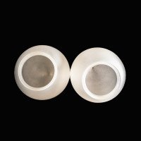 A Pair of Frosted Glass Shades with Soft Finish & Teardrop Shape - Thumbnail 4