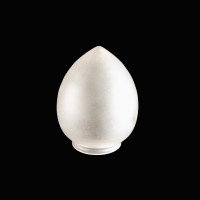 A Pair of Frosted Glass Shades with Soft Finish & Teardrop Shape - Thumbnail 5