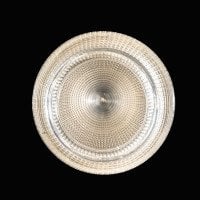Clear Glass Shade with Holophane Texture & Teardrop Shape - Thumbnail 8