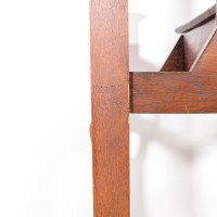 Shapland & Petter, Arts & Crafts Oak Hallstand with Mirror, Umbrella Stand - Thumbnail 10