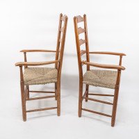 Edward Gardiner. Set of Nine English Ladder Back Dining Chairs - Thumbnail 21