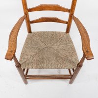 Edward Gardiner. Set of Nine English Ladder Back Dining Chairs - Thumbnail 24