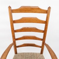 Edward Gardiner. Set of Nine English Ladder Back Dining Chairs - Thumbnail 26