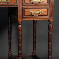 E. W. Godwin for Collinson & Lock. A Fine Quality Rosewood Desk - Thumbnail 11