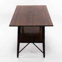 E. W. Godwin Attributed, Small Aesthetic Movement Rosewood Two-Tier Side or Coffee Table - Thumbnail 4