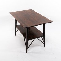 E. W. Godwin, attributed. Small Aesthetic Movement Rosewood Two-Tier Side or Coffee Table - Thumbnail 3