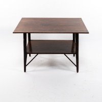 E. W. Godwin Attributed, Small Aesthetic Movement Rosewood Two-Tier Side or Coffee Table - Thumbnail 6