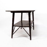 E. W. Godwin Attributed, Small Aesthetic Movement Rosewood Two-Tier Side or Coffee Table - Thumbnail 7