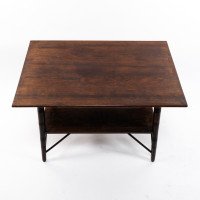 E. W. Godwin Attributed, Small Aesthetic Movement Rosewood Two-Tier Side or Coffee Table - Thumbnail 8