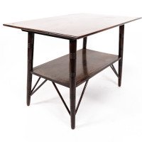 E. W. Godwin Attributed, Small Aesthetic Movement Rosewood Two-Tier Side or Coffee Table - Thumbnail 9