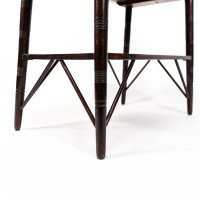 E. W. Godwin Attributed, Small Aesthetic Movement Rosewood Two-Tier Side or Coffee Table - Thumbnail 10