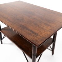 E. W. Godwin Attributed, Small Aesthetic Movement Rosewood Two-Tier Side or Coffee Table - Thumbnail 12