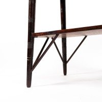 E. W. Godwin Attributed, Small Aesthetic Movement Rosewood Two-Tier Side or Coffee Table - Thumbnail 14