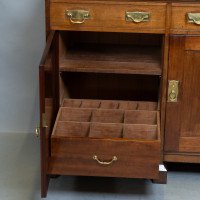 Phillip Webb Attributed, Aesthetic Movement Walnut Arts & Crafts Style Dresser Sideboard by Morris & Co - Thumbnail 5