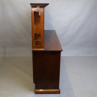 Phillip Webb Attributed, Aesthetic Movement Walnut Arts & Crafts Style Dresser Sideboard by Morris & Co - Thumbnail 13