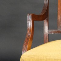 E. W. Godwin Attributed, Anglo-Japanese Aesthetic Movement Ebonised Armchair with a Lattice Style Back - Thumbnail 14