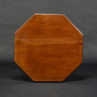 Gillows, attributed. In the Style of E. W. Godwin. Aesthetic Movement Walnut Octagonal Two-Tier Side Table - Thumbnail 9