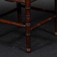 Gillows, attributed. In the Style of E. W. Godwin. Aesthetic Movement Walnut Octagonal Two-Tier Side Table - Thumbnail 13