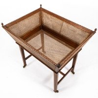 Sir Edwin Lutyens, Rare Newspaper Basket with Replaced Acorn Finials - Thumbnail 5