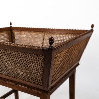 Sir Edwin Lutyens, Rare Newspaper Basket with Replaced Acorn Finials - Thumbnail 9