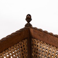 Sir Edwin Lutyens, Rare Newspaper Basket with Replaced Acorn Finials - Thumbnail 14