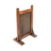 Leonard Wyburd Attributed, Rare Arts & Crafts Oak Fire Screen by Liberty & Co - Thumbnail 4