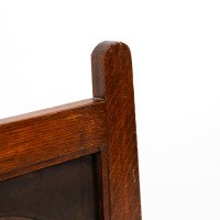 Leonard Wyburd Attributed, Rare Arts & Crafts Oak Fire Screen by Liberty & Co - Thumbnail 9