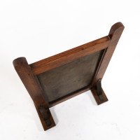 Leonard Wyburd Attributed, Rare Arts & Crafts Oak Fire Screen by Liberty & Co - Thumbnail 17