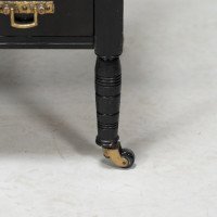 E. W. Godwin for Gillows attributed. Aesthetic Movement Walnut & Ebonized Canterbury - Thumbnail 10