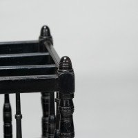 E. W. Godwin for Gillows attributed. Aesthetic Movement Walnut & Ebonized Canterbury - Thumbnail 14