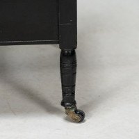 E. W. Godwin for Gillows attributed. Aesthetic Movement Walnut & Ebonized Canterbury - Thumbnail 17