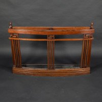 E. W. Godwin, attributed. A Slim Aesthetic Movement Walnut Umbrella & Stick Stand - Thumbnail 2