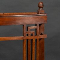 E. W. Godwin Attributed, a Slim Aesthetic Movement Walnut Umbrella & Stick Stand - Thumbnail 9